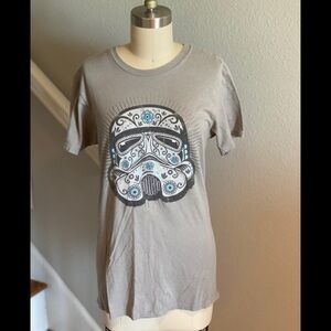 Disney Hanes StarWars Sugar Skull Helmet Print​​​​​​​​​​